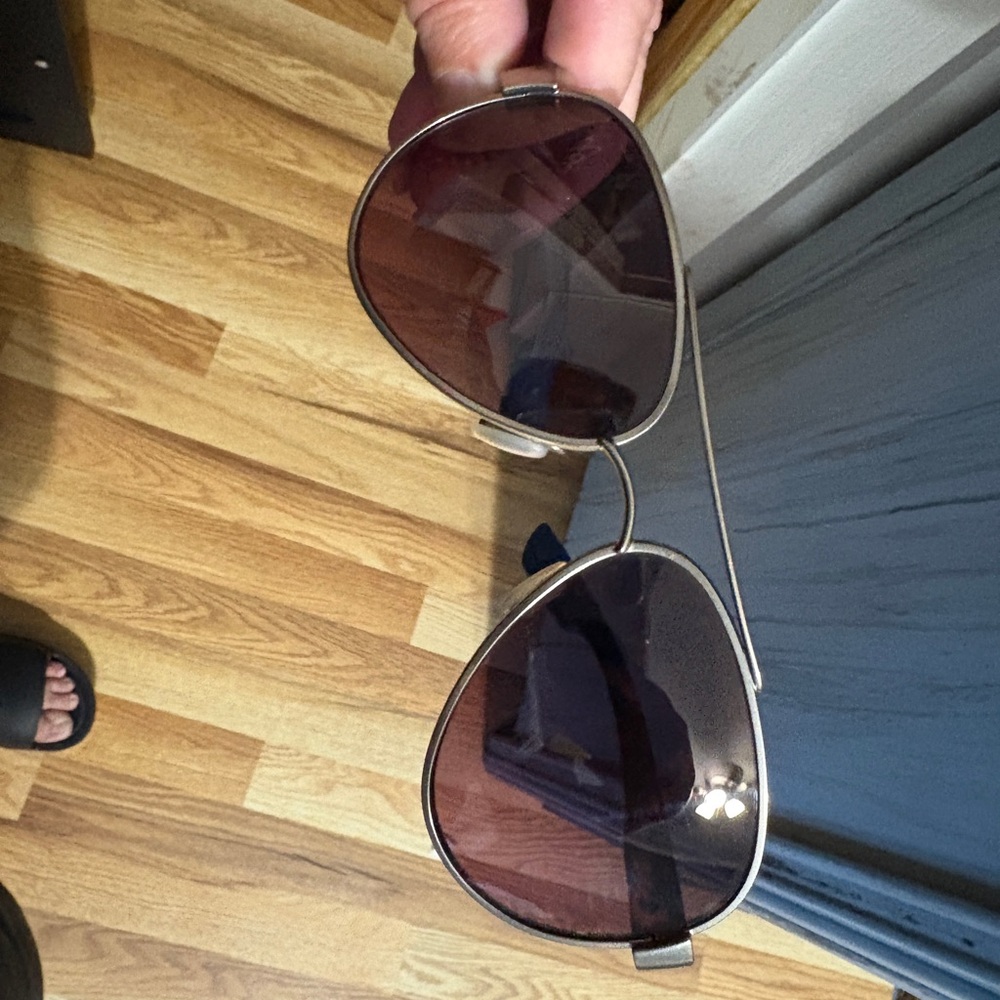 Costa Women's Sunglasses with Silver Frame and Black Lenses